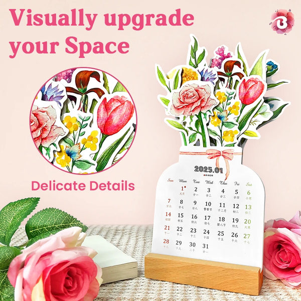 BloomyLog - 2025 Bloomy Flower Calendar