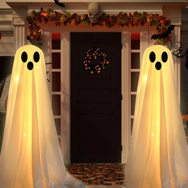 Illuminated Halloween Ghost Duo