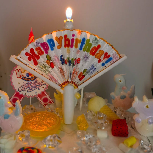 🎂 Reusable Novelty Fan Birthday Candle🔥buy more save more🎁BEST GIFT FOR LOVED ONE🎁